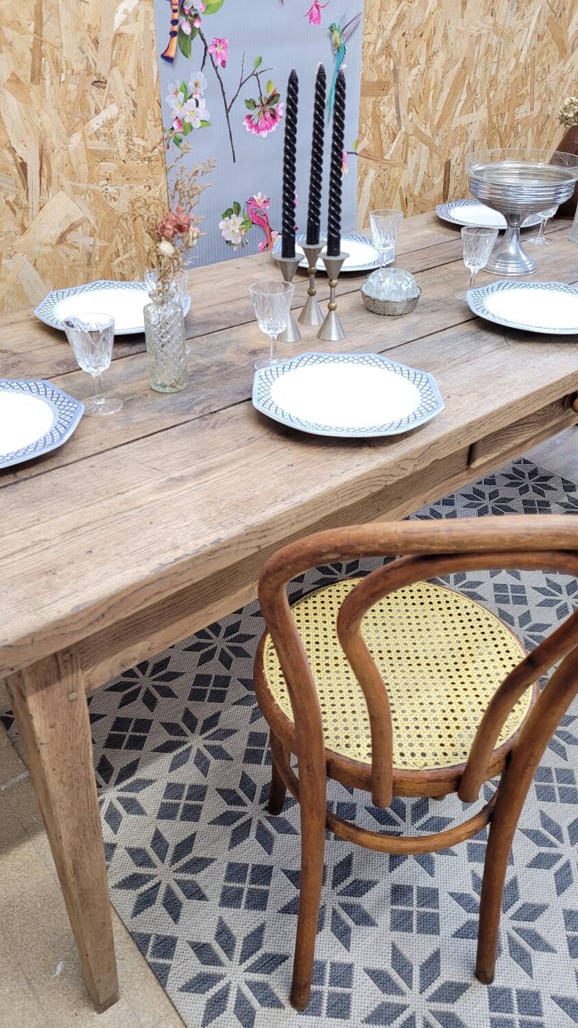 Oak farmhouse table