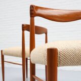 Teak Dining Chairs by H.W. Klein for Bramin 1960s