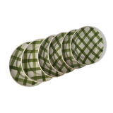 6 dessert plates Orchies wolf mill