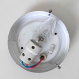 Molded glass bubble wall lamp