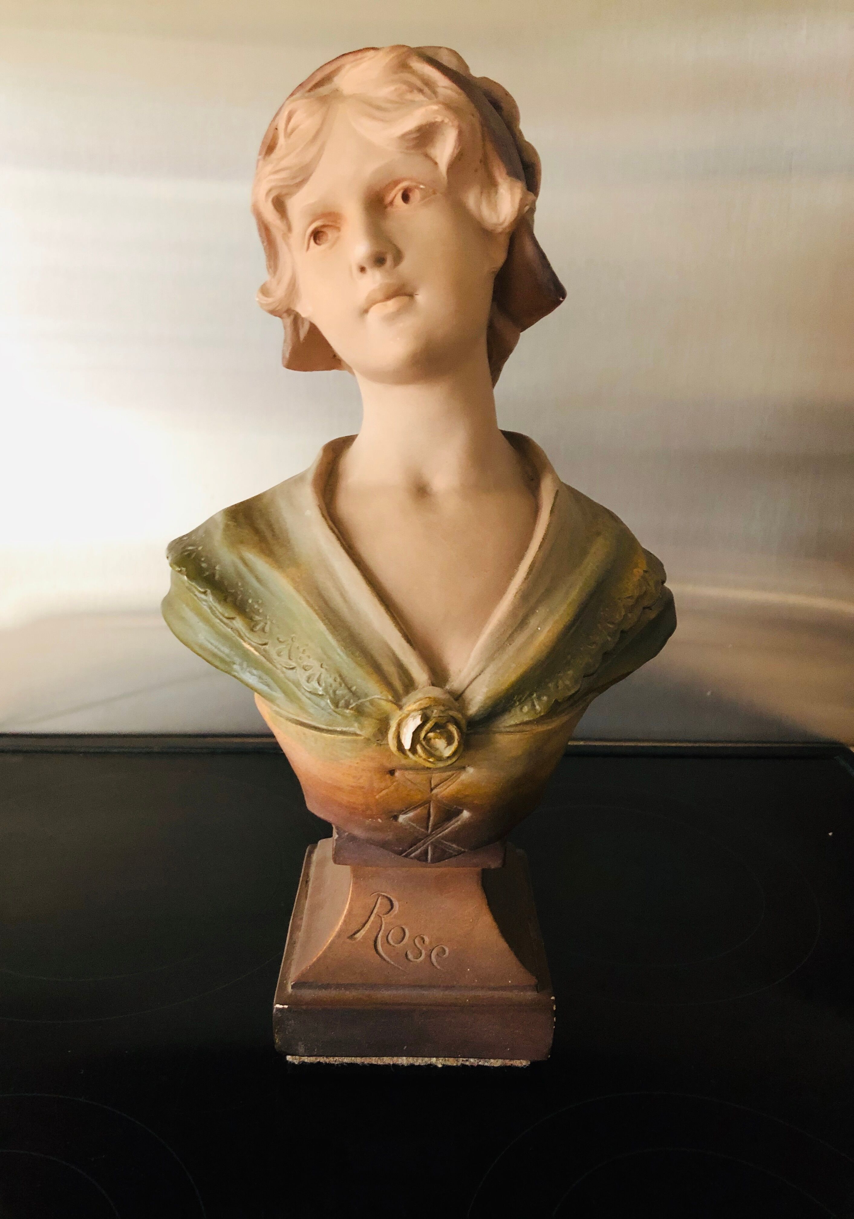 Plaster bust
