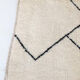Moroccan Berber carpet Beni Ouarain ecru with graphic patterns 260x168cm