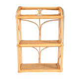 Rattan shelf
