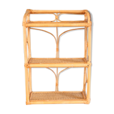 Rattan shelf