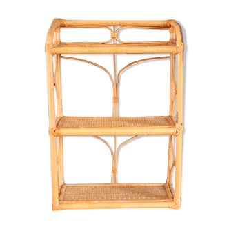 Rattan shelf