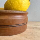 Vintage teak cup / empty pocket