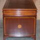 Sheraton desk restored Victorian leather
