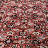 Vintage Hussein Abad Rust Runner, Hand-Knotted Wool Rug 92 x 290 cm