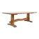 Solid oak dining table - 20th century French design