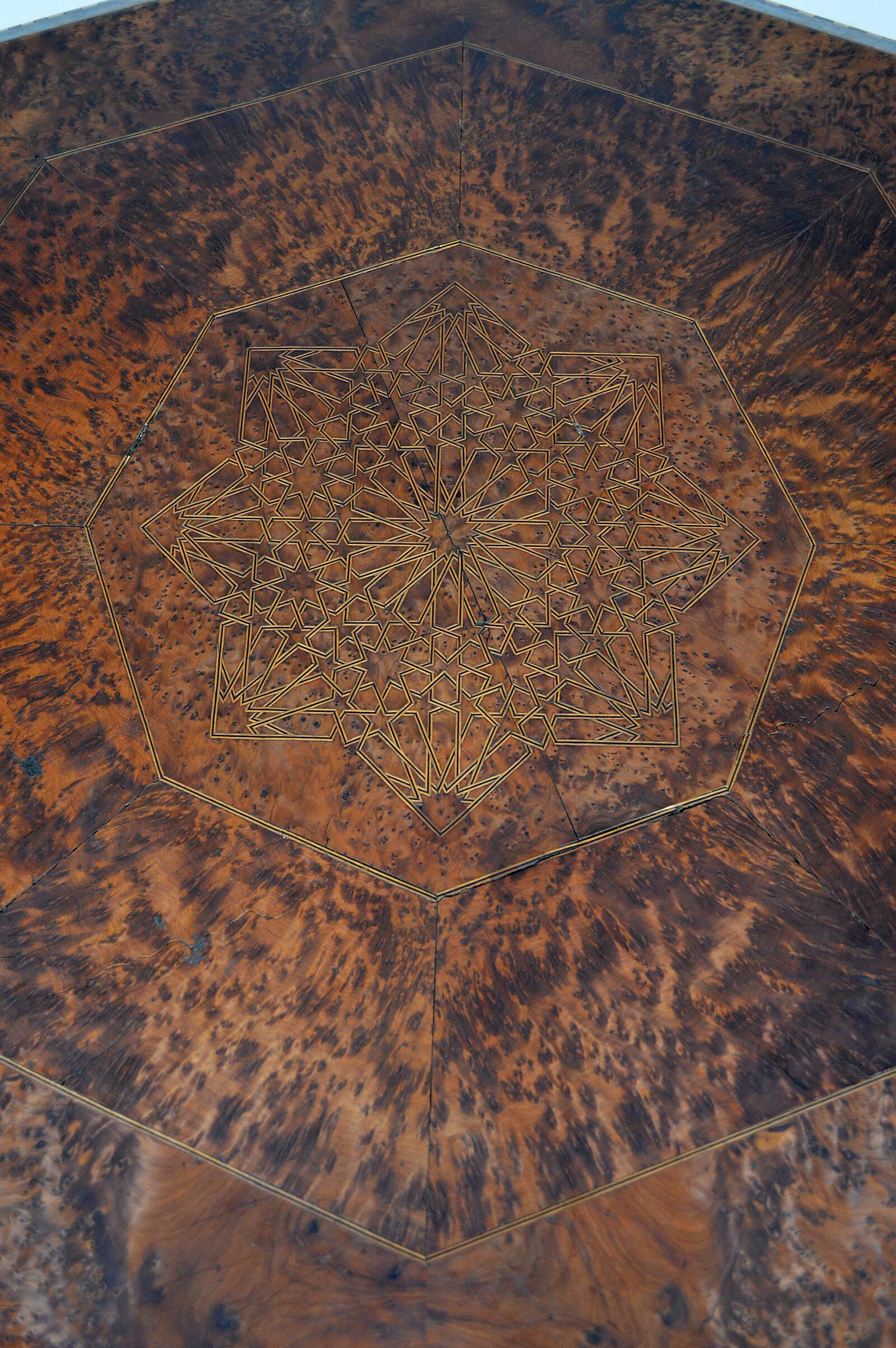 Moroccan octagonal coffee table, circa 1920