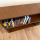 Vintage wall shelf for books / DVDs / Blu-rays.