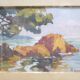 Tableau vintage, peinture signée R. Durand