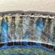 Large studio pottery bowl in modern mid-century Danish style by Bangholm, 1960s.