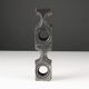Brutalist candle holders by Olav Joa for Polaris — Steel Art series.