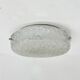 German vintage textured Murano glass flush mount, 1960s