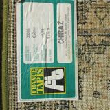 2 tapis identiques 40 x 70 cm , vert et or