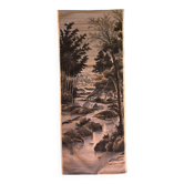 Old tapestry hanging velvet Asia Japan 19th 20th century