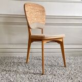 Restored vintage monoblock chair