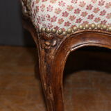 Pair of Louis XV period convertible armchairs