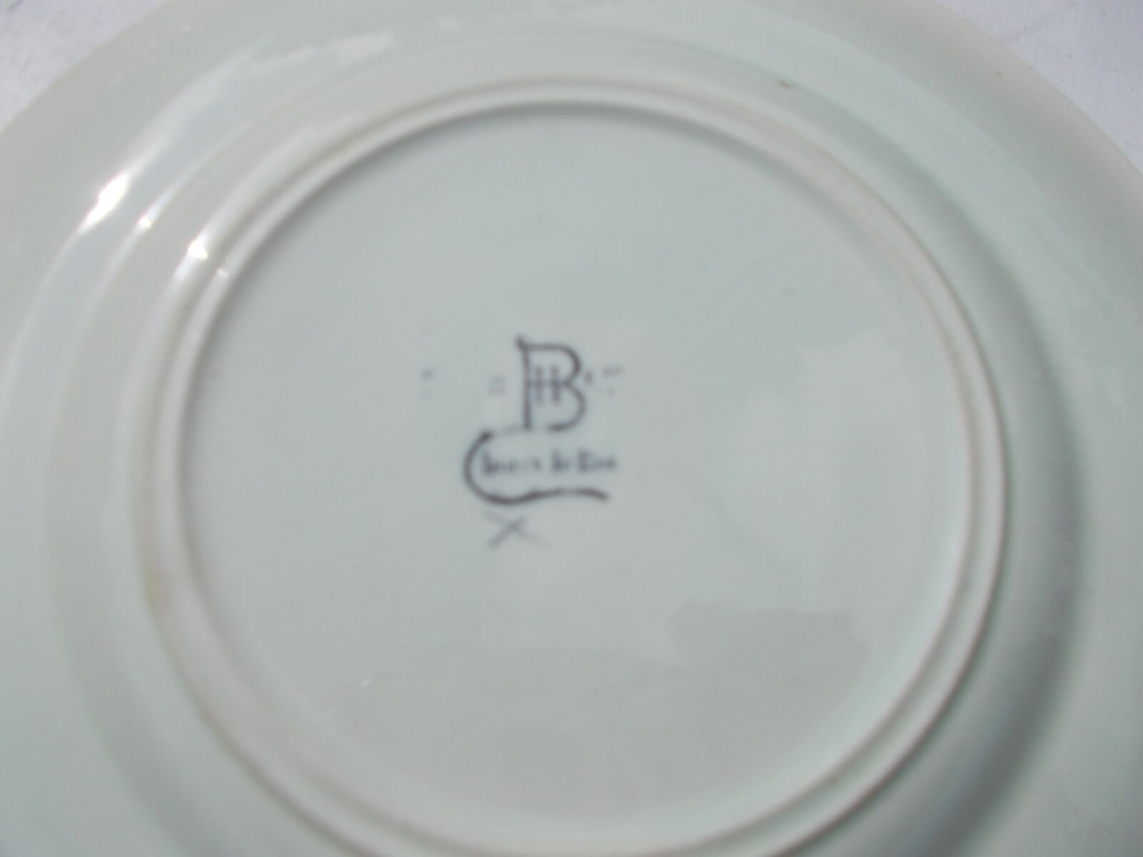 set of 5 plates slurry Choisy Le Roi HB & Cie