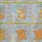 MDI school map "The territorial formation of France"