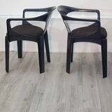 Pair of armchairs by Henry Massonet for Stamp 1974