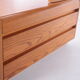 Bureau réglable en bois clair Moser