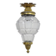 Louis XV style Hall lantern in bronze and glass globe. Around 1920