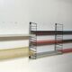 Vintage D. Dekker for Tomado Holland - Wall shelf with metal shelves