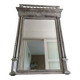 Large mirror / trumeau in patinated carved wood – antique style