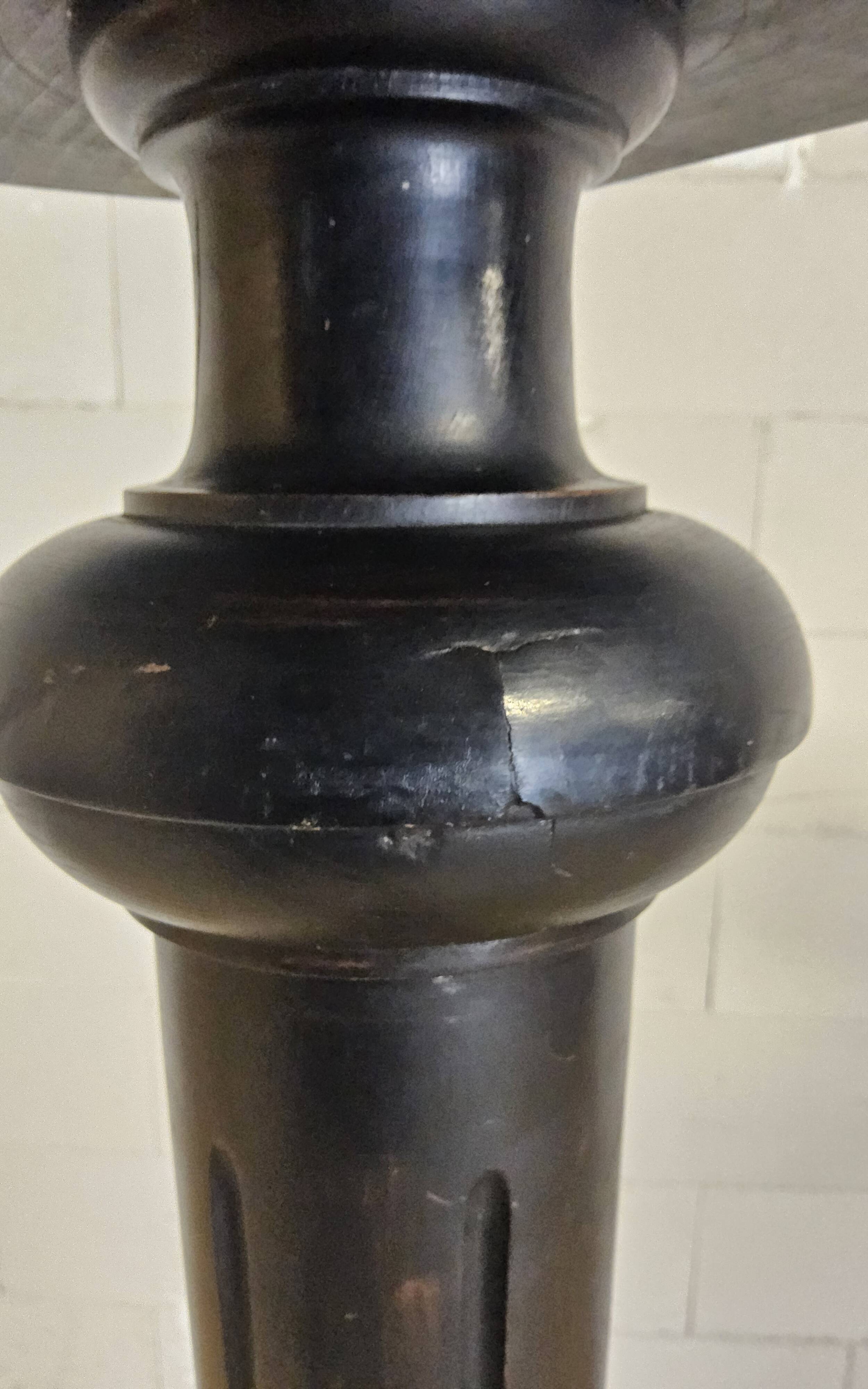 Antique wooden plant stand / pedestal / plinth