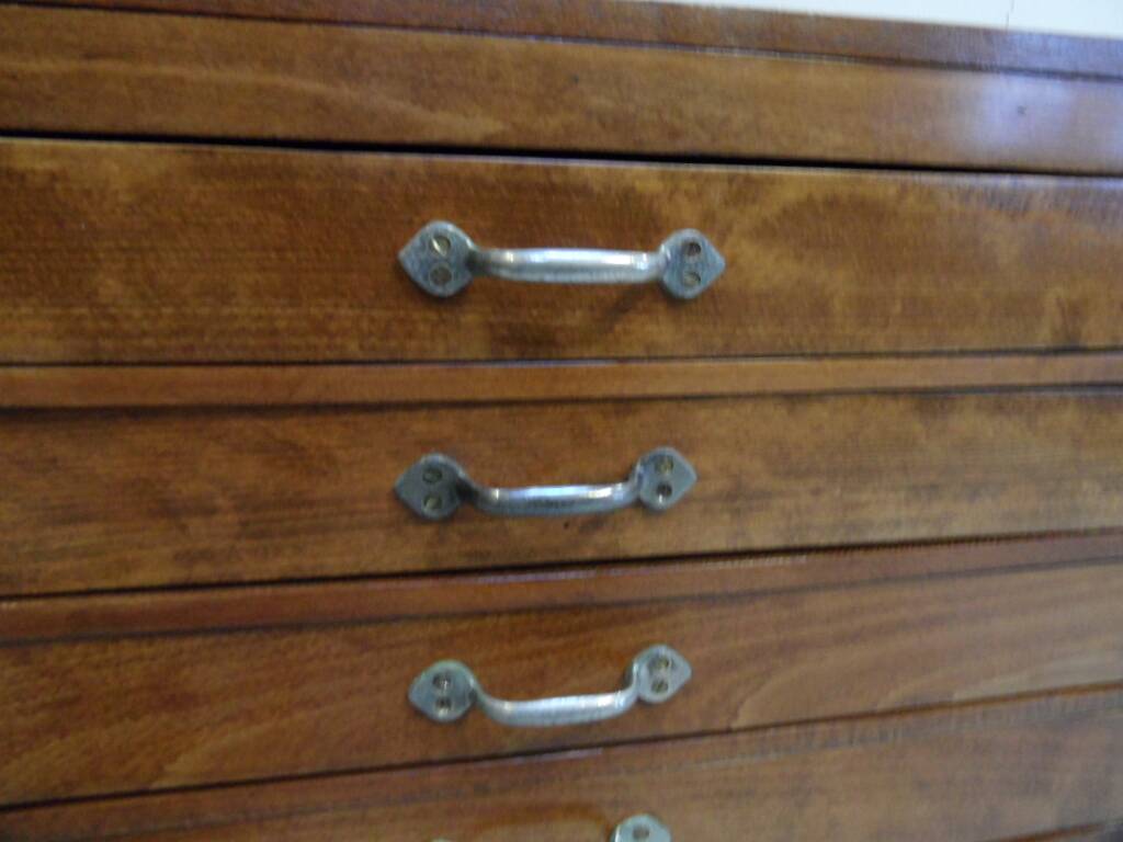 Vintage watchmakers filing cabinet
