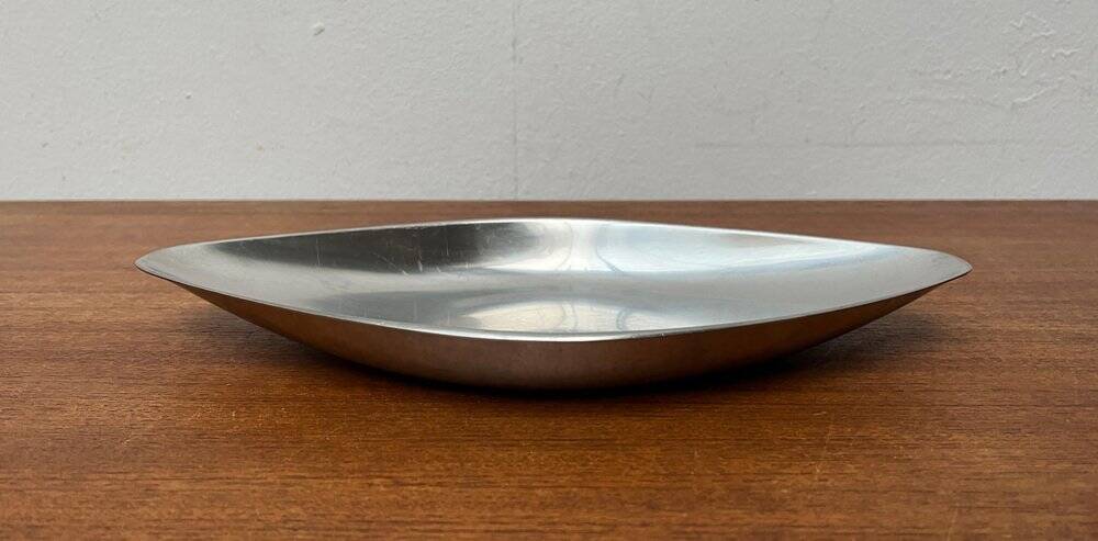 German cromargan plate from the mid-century by WMF, 1960s.