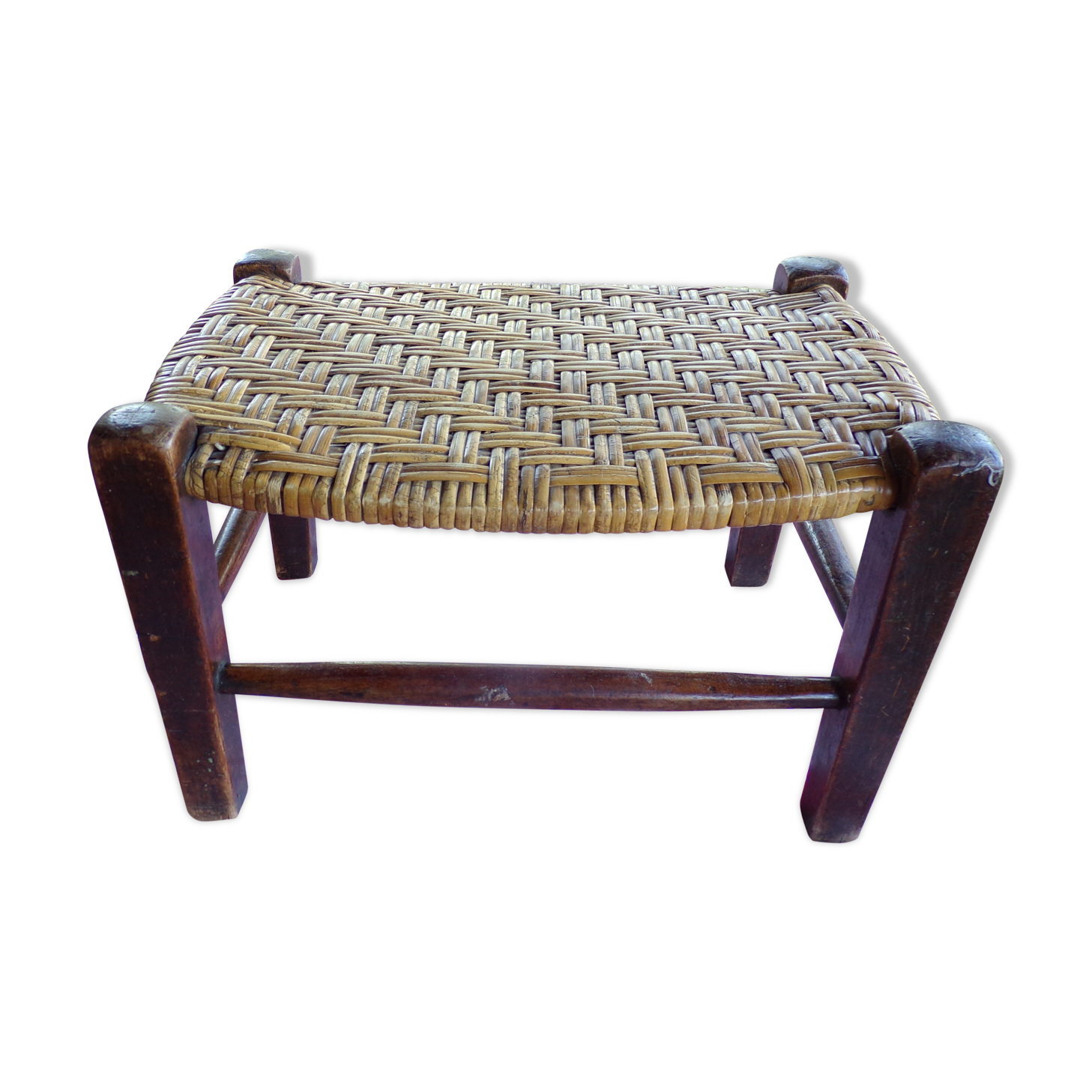 Wicker foot rest Selency