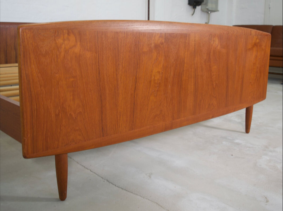 Lit double en teck danois par Melvin Mikkelsen années 1960.