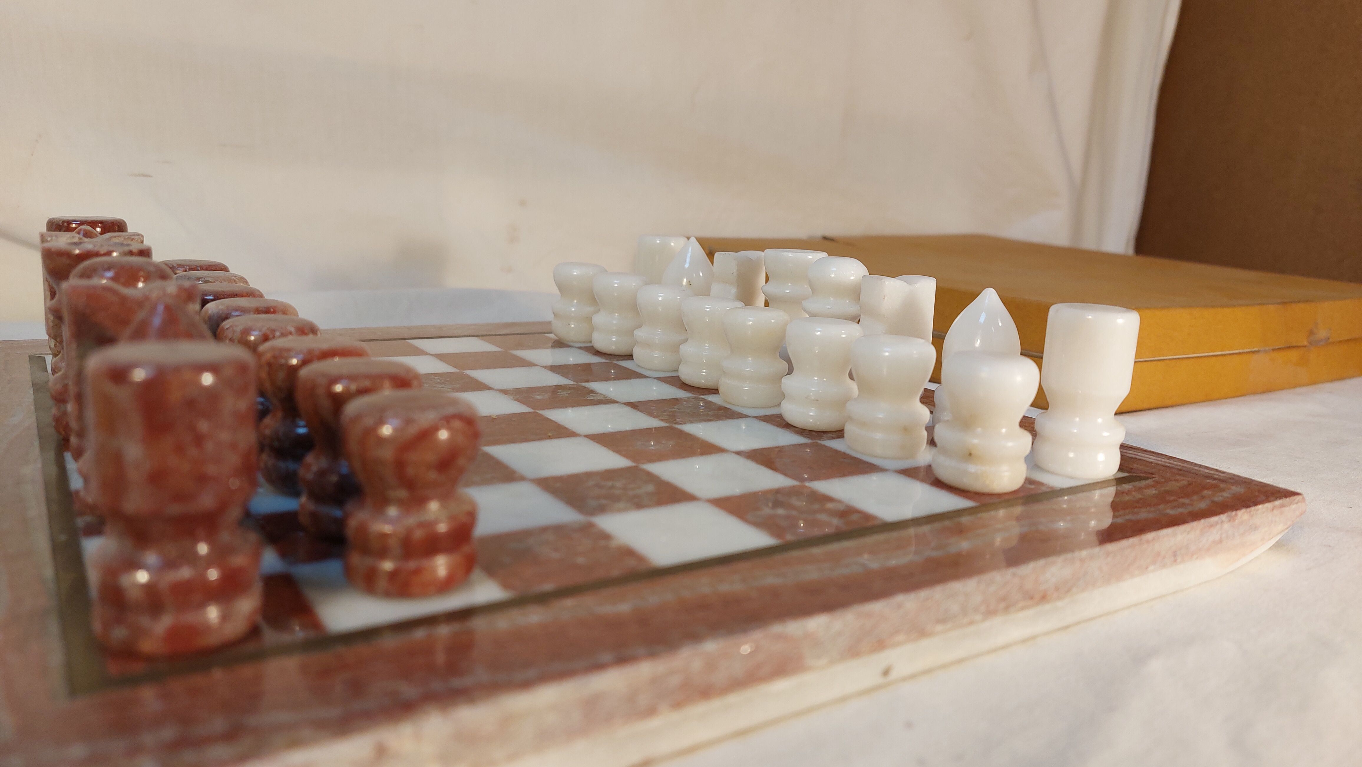 Marble chess from the 60s - Provenance Turkey