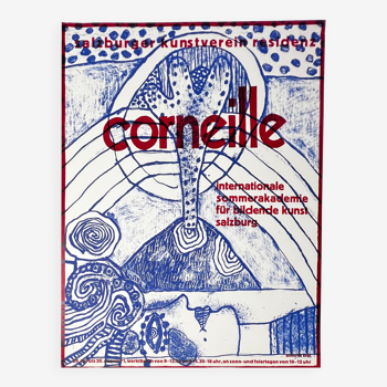 Guillaume Corneille (1922-2010) Affiche lithographique Festival de musique classique de Salzburg.
