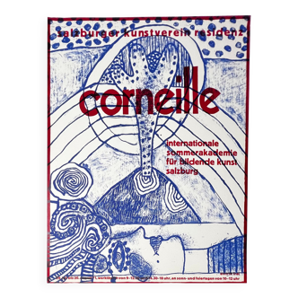 Guillaume Corneille (1922-2010) Affiche lithographique Festival de musique classique de Salzburg.
