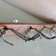 Vintage five-headed wooden coat rack from the 30s/40s