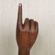 Wooden hand