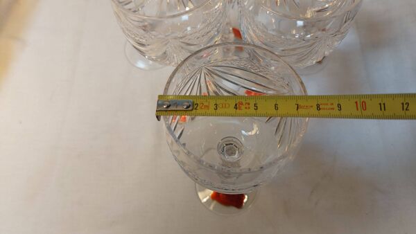 Service de 6 verres à vin et carafe en Cristal de Lorraine - Modèle Gérard