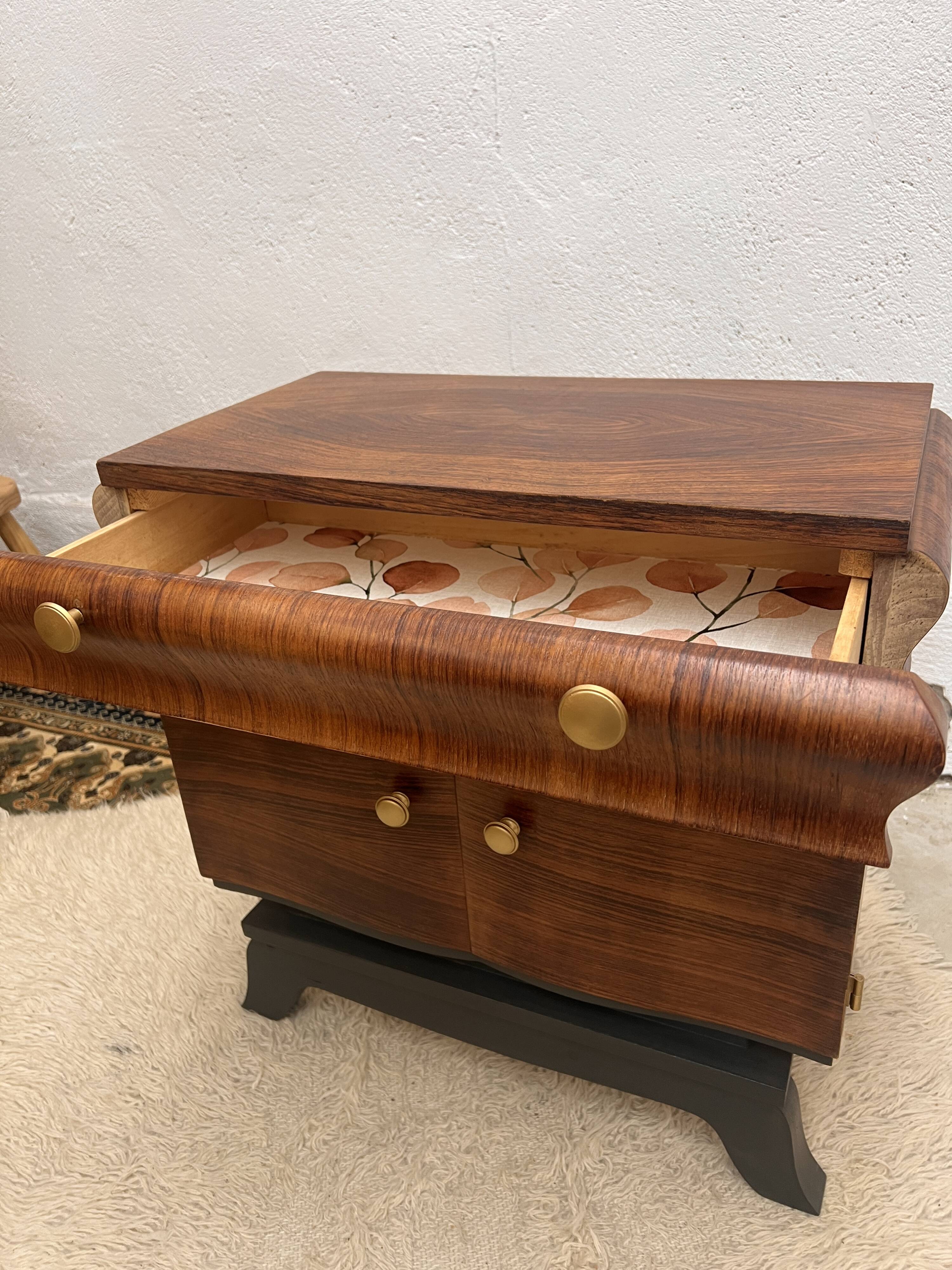 Art Deco side table - Rosewood, 1920s-1950s