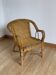 Vintage children's rattan chair