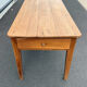 Large table in solid walnut