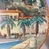 Ancient painting, Marine, the Riviera 50/60s
