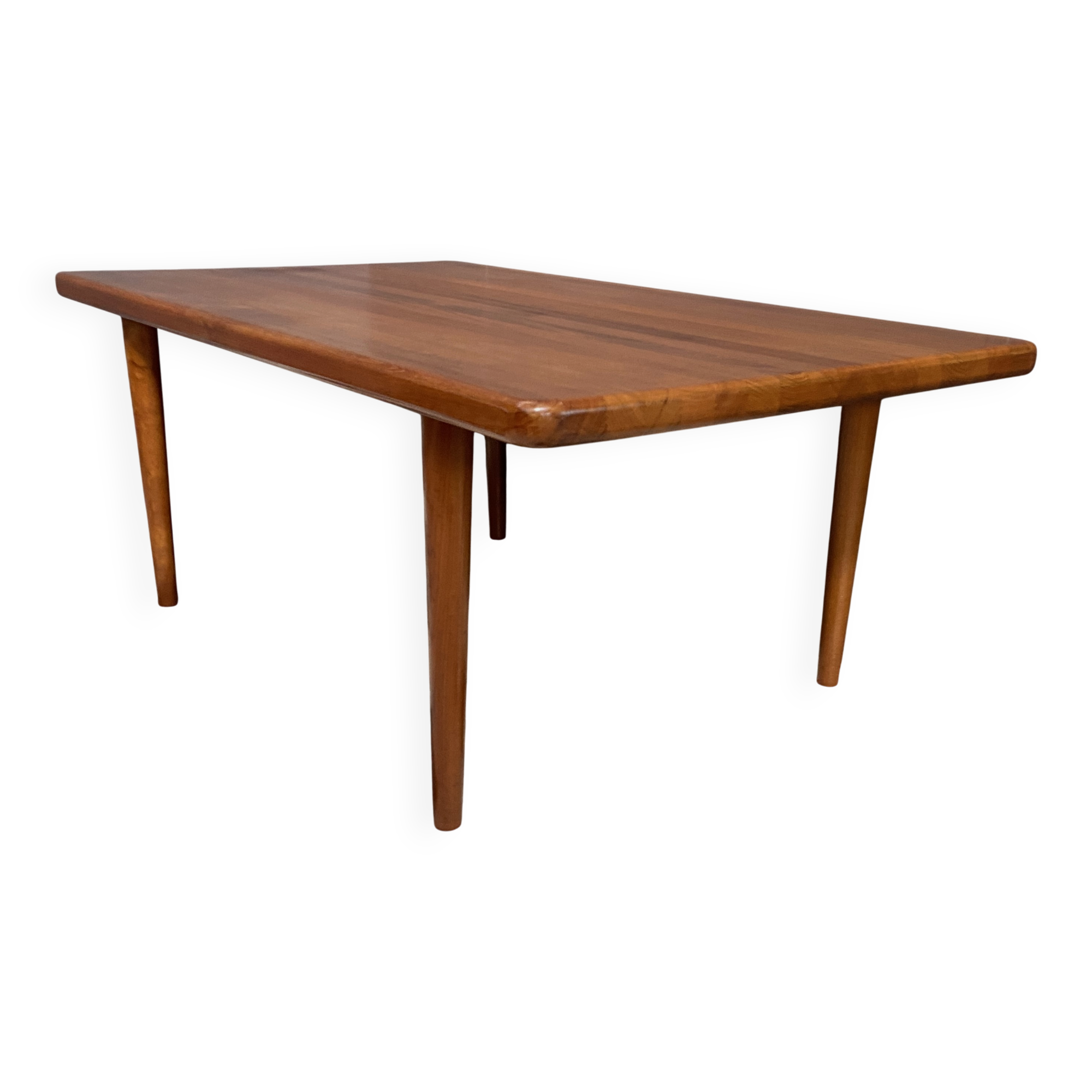 Teak rectangular coffee table by Glostrup Denmark