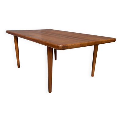 Table basse rectangulaire en teck par Glostrup Danemark