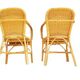 Paire de fauteuils en rotin 1970