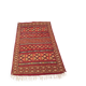 Vintage Boho Chic Berber Kilim Rug 200x115 Wool Tunisia Red