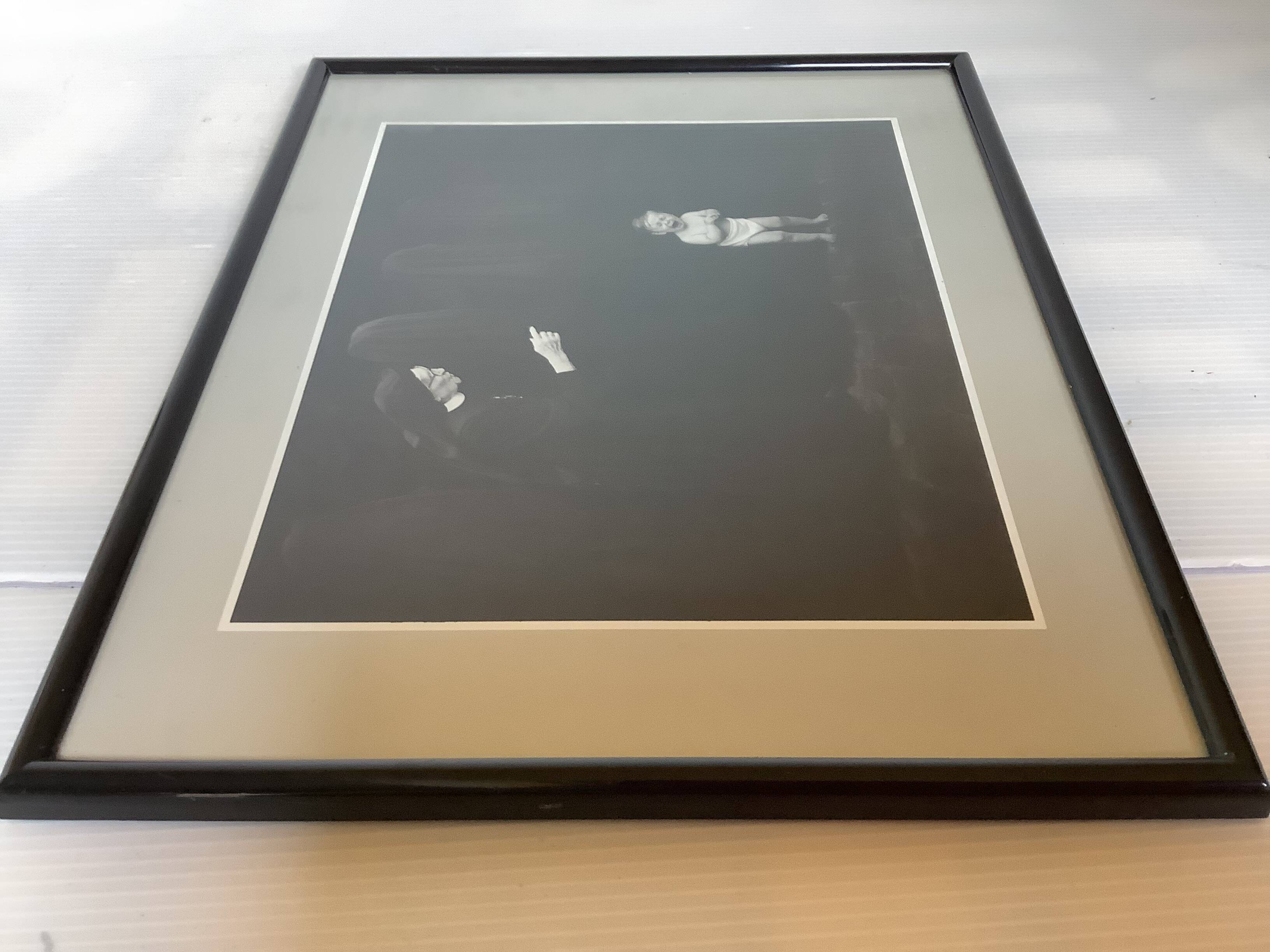 Photo frame entitled please be silent by Pedro Luis Raota